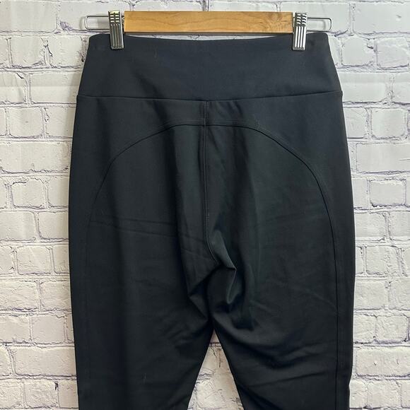 Athleta Black Headlands Hybrid Moto Tights Small Activewear Riding Biker Stretch - Picture 5 of 8